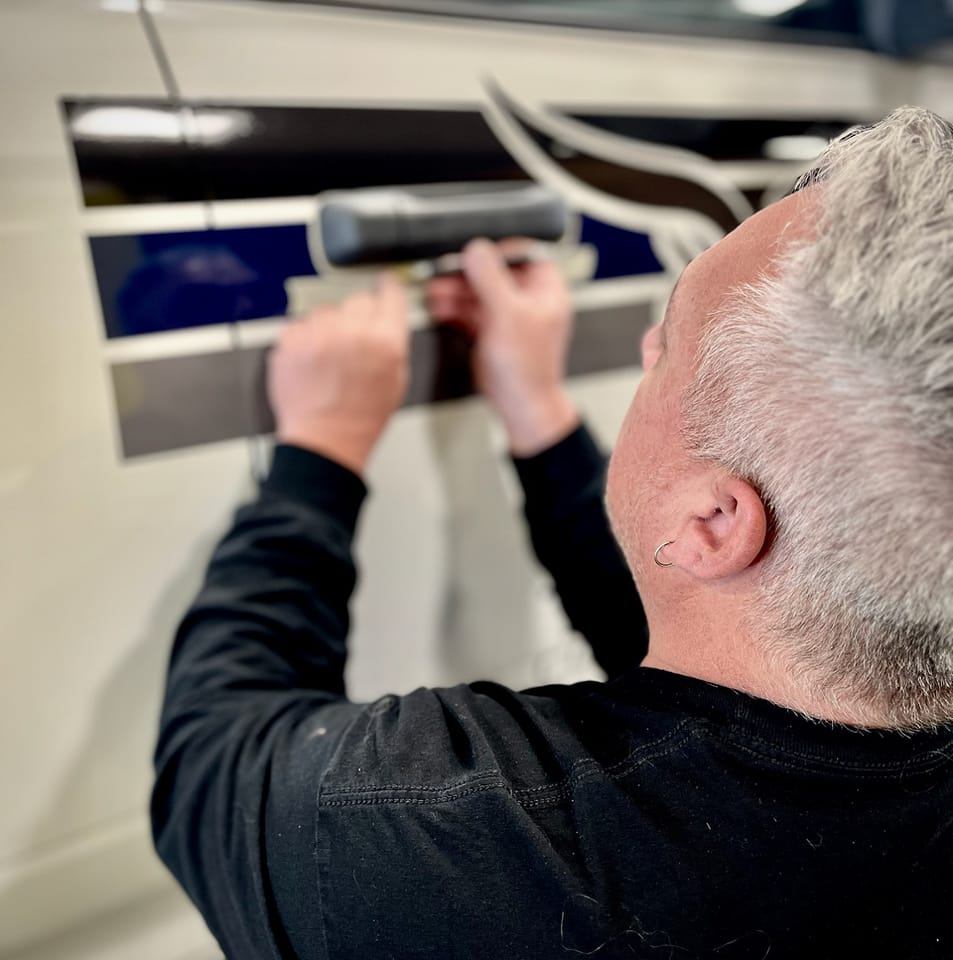 installing custom sign